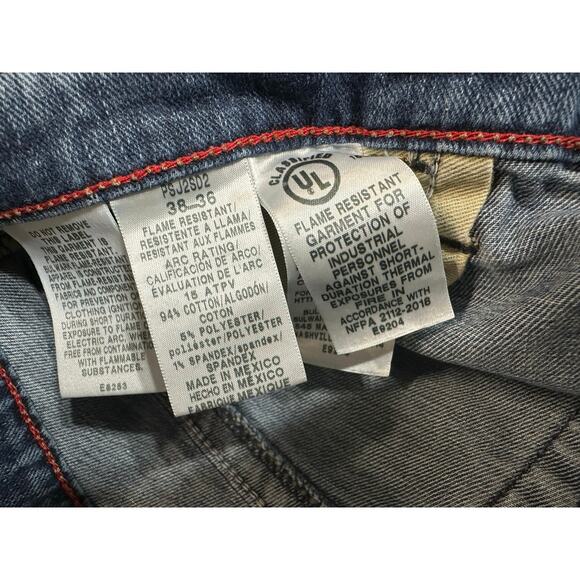 Bulwark FR Boot Cut Jeans Men 38x32 Workwear Flame Resistant CAT2 Cowboy Western - Picture 4 of 11